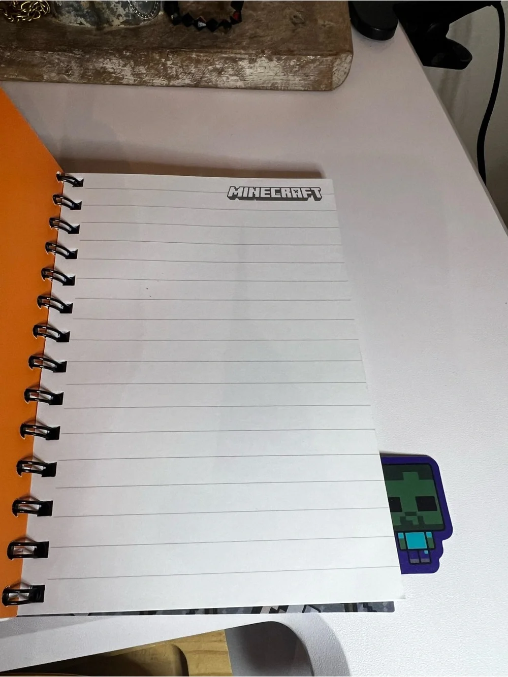 New MINECRAFT Paladone Notebook With Dividers
